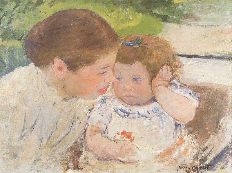 Mary Cassatt Susan Comforting the Baby No. 1 oil painting picture